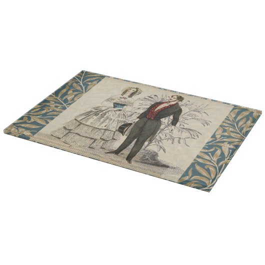 ヴィンテージ1844ビクトリアンの結婚結婚作品 カッティングボード (角)