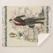 ヴィンテージ1844ビクトリアンの結婚結婚作品 シェルパブランケット (正面(横))