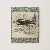 ヴィンテージ1844ビクトリアンの結婚結婚作品 ジグソーパズル (縦)