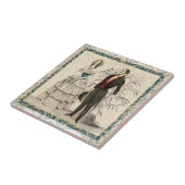 ヴィンテージ1844ビクトリアンの結婚結婚作品 タイル (側面)