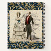 ヴィンテージ1844ビクトリアンの結婚結婚作品 ノートブック (裏面)
