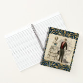 ヴィンテージ1844ビクトリアンの結婚結婚作品 ノートブック (内部)