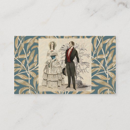 ヴィンテージ1844ビクトリアンの結婚結婚作品 名刺 (裏面)