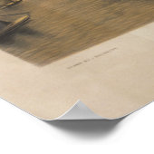 ヴィンテージ1847 New York City Bird's Eye Viewマップ ポスター (角)