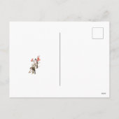 ヴィンテージ1860の黒紋付きタイトマウスペア シーズンポストカード (裏面)