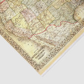 ヴィンテージ1861 - 1889米国地図 薄葉紙 (詳細)