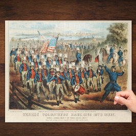 ヴィンテージ1862ヤンキーのボランティアがディクシーに行進 ジグソーパズル