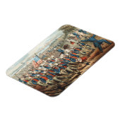 ヴィンテージ1862ヤンキーのボランティアがディクシーに行進 マグネット (左側)