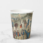 ヴィンテージ1862ヤンキーのボランティアがディクシーに行進 紙コップ (裏面)