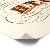 ヴィンテージ1868消防器具 ポスター (角)