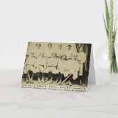 ヴィンテージ1869シンシナティ赤ストッキング誕生日 カード (正面)