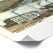 ヴィンテージ1870デイトンオハイオビュー ポスター (角)