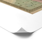 ヴィンテージ1872ブルックリンの地図 – ニューヨーク，クイーンズ ポスター (角)