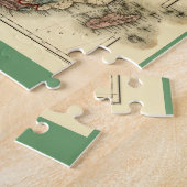 ヴィンテージ1874アフリカの地図アフリカアンティークアフリカプリント ジグソーパズル (側面)