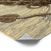 ヴィンテージ1879ジャイアントイカ ポスター (角)