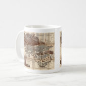 ヴィンテージ1879ロアサラナク湖偵察地図 コーヒーマグカップ (正面左)