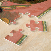 ヴィンテージ1880の消防士のアートワーク ジグソーパズル (側面)