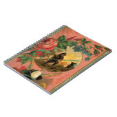 ヴィンテージ1880の消防士のアートワーク ノートブック (左側)