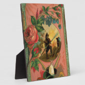 ヴィンテージ1880の消防士のアートワーク フォトプラーク (側面)