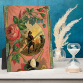 ヴィンテージ1880の消防士のアートワーク フォトプラーク (側面)