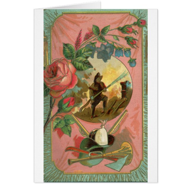 ヴィンテージ1880の消防士の戦闘機カバー (正面)