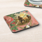 ヴィンテージ1880の消防士の戦闘機カバー コースター (左側)