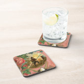 ヴィンテージ1880の消防士の戦闘機カバー コースター (右側)