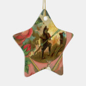 ヴィンテージ1880の消防士の戦闘機カバー セラミックオーナメント (右)