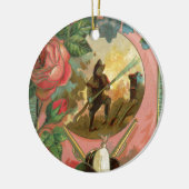 ヴィンテージ1880の消防士の戦闘機カバー セラミックオーナメント (左)