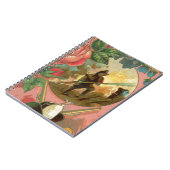 ヴィンテージ1880の消防士の戦闘機カバー ノートブック (左側)