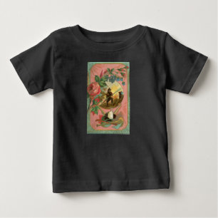 ヴィンテージ1880の消防士の戦闘機カバー ベビーTシャツ