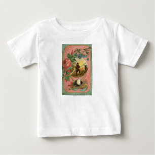 ヴィンテージ1880の消防士の戦闘機カバー ベビーTシャツ