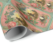 ヴィンテージ1880の消防士の戦闘機カバー ラッピングペーパー (ロールコーナー)