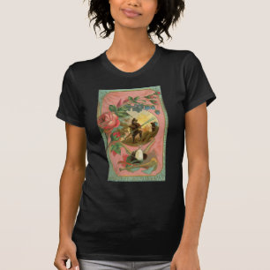 ヴィンテージ1880の消防士の戦闘機カバー Tシャツ