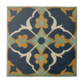 ヴィンテージ1884の装飾用の陶磁器の芸術の緑 タイル (正面)