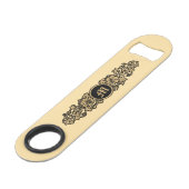 ヴィンテージ1884カルトゥーシュオーナメントモノグラムテンプレート スピード栓抜き (裏面アングル)