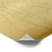 ヴィンテージ1886中枢神経系神経 ポスター (角)