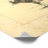 ヴィンテージ1888ジャージーカウキープリント ポスター (角)