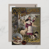 ヴィンテージ1888ブックカバーGoody-Twoシューズ ポストカード (正面/裏面)