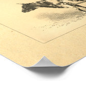 ヴィンテージ1888牛プリント ポスター (角)