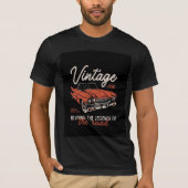 ヴィンテージ1890クラシックレトロ車 – 車の Tシャツ (正面)