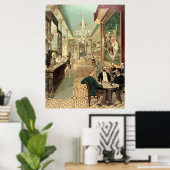 ヴィンテージ1890サロン ポスター (ホームオフィス)