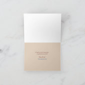 ヴィンテージ1890年バラ誕生日グリーティングカード カード (内部)