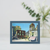 ヴィンテージ1890年代カプリラピアッツァ ポストカード (スタンド正面)