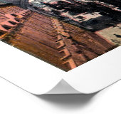 ヴィンテージ1890年代パレルモシチリア大聖堂 ポスター (角)