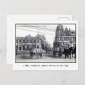 ヴィンテージ1890 Fremantle，パース，オーストラリア ポストカード (正面/裏面)