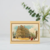 ヴィンテージ1890sアートリトロンドンホテルメトロポール ポストカード (スタンド正面)