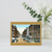 ヴィンテージ1890sカラーグラフトン通りダブリン写真 ポストカード (スタンド正面)