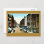 ヴィンテージ1890sカラーグラフトン通りダブリン写真 ポストカード (正面/裏面)