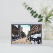 ヴィンテージ1890sバーリントン通りハリファックスNS ポストカード (スタンド正面)